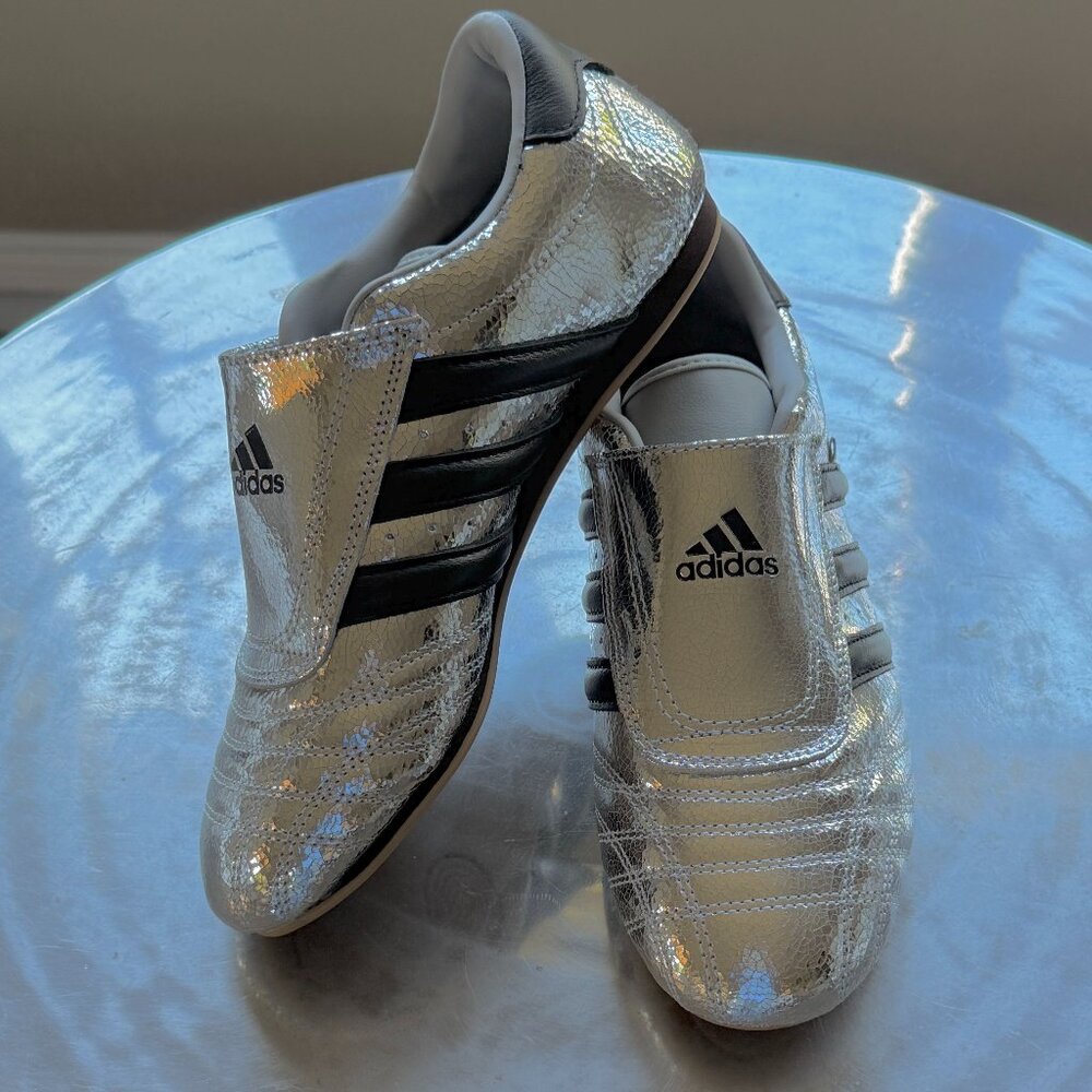 Adidas Taekwondo “Silver Metallic Black” 6.5